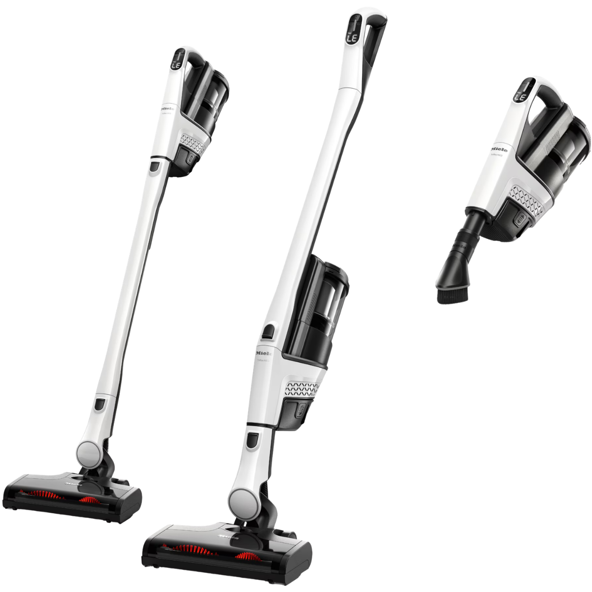 Miele Triflex HX3 Brillant White Cordless Stick Vacuum - Main