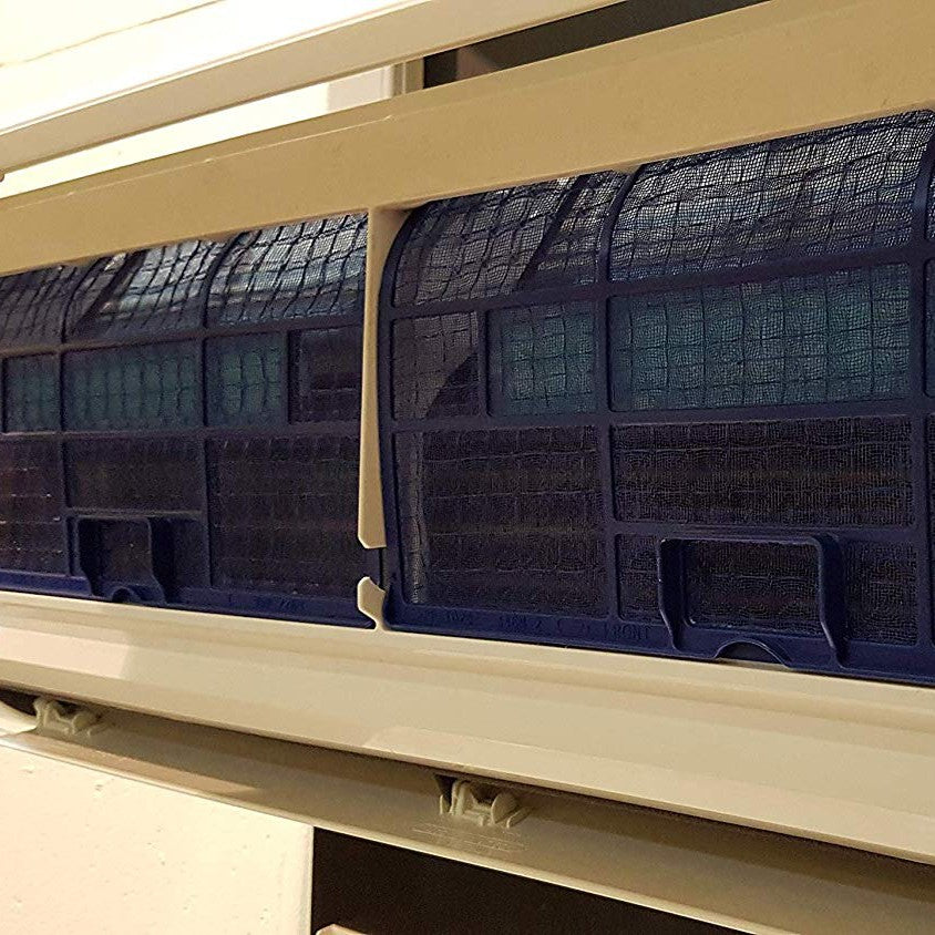 Mitsubishi Air Conditioner Anti-Allergy Enzyme Filter - Outside in AC