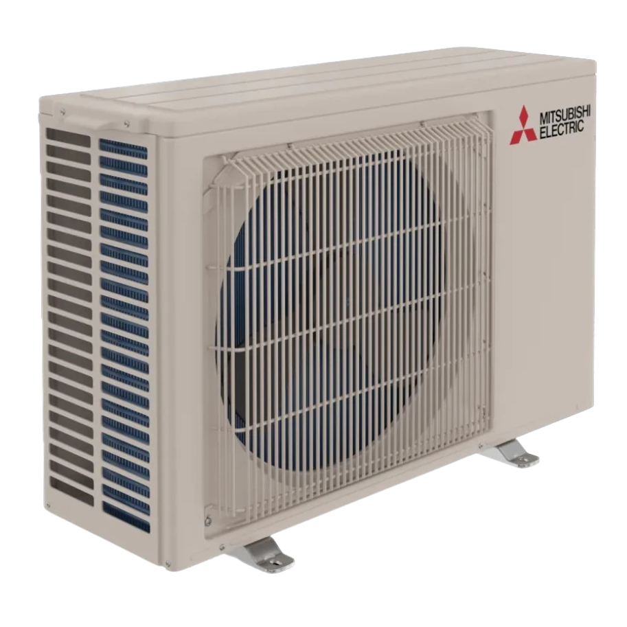 Mitsubishi HX Series 12000 BTU Ductless Mini Split Outdoor Unit - Angle 1