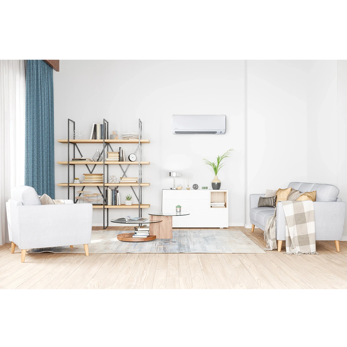 Mitsubishi WX Series 24000 BTU Ductless Mini Split - Lifestyle 1