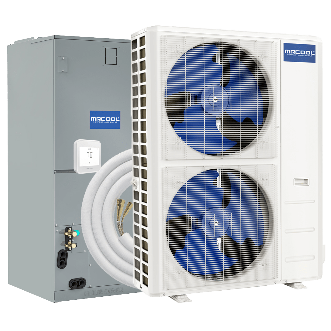 MRCOOL 60,000 BTU 5 Ton Hyper Heat Central Ducted Heat Pump Split System - w/ Line Set