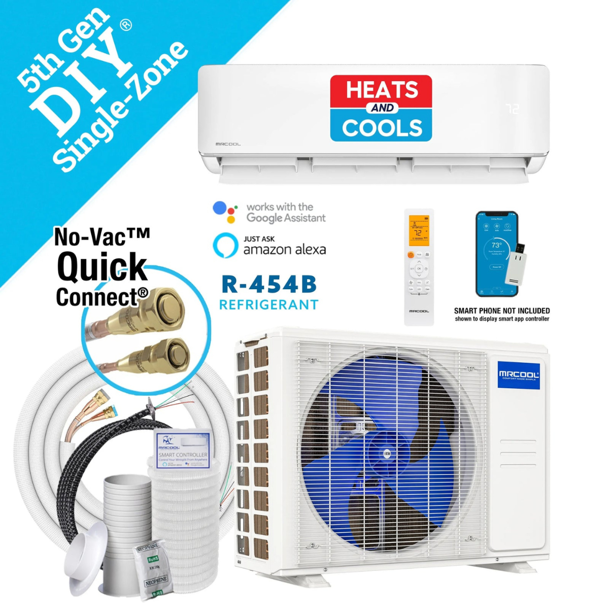 MRCOOL 5th Gen DIY Mini Split - Graphic