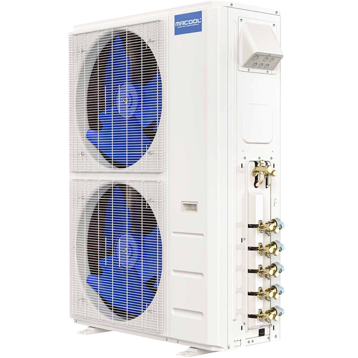 MRCOOL DIY 5th Gen Dual Zone Mini Split Condenser - Angle 1