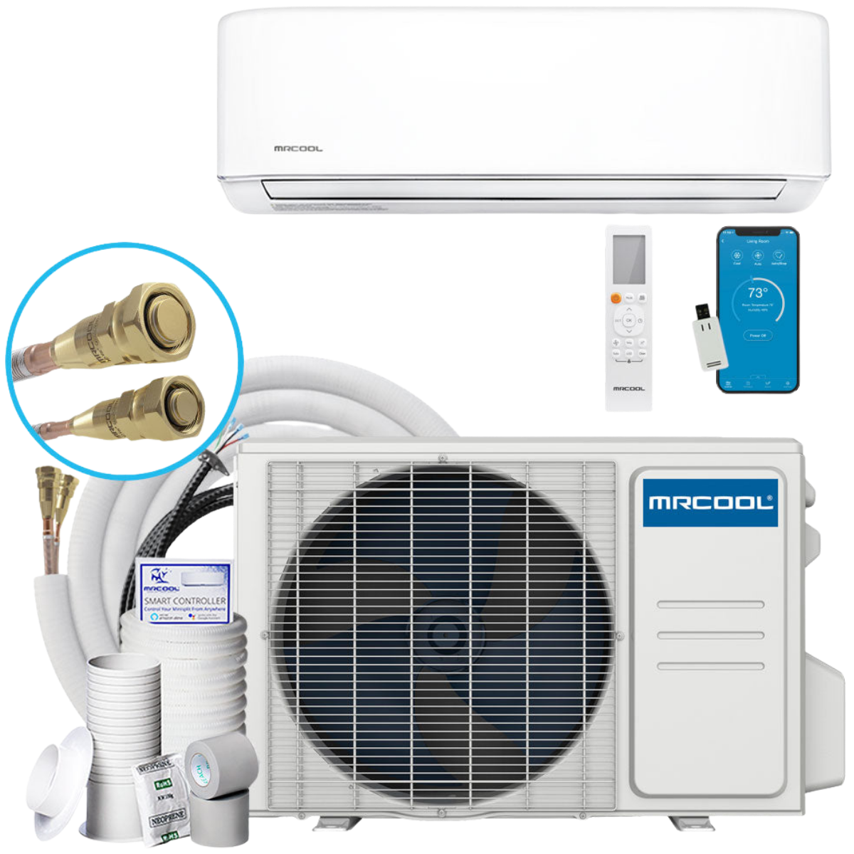MrCool DIY Easy Pro Ductless Mini Split w/Heat Pump R454B - Main