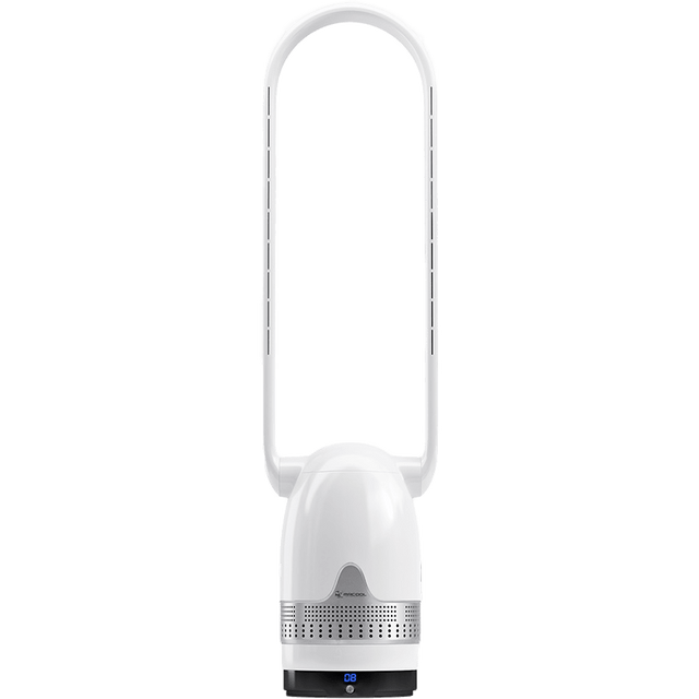 MRCOOL MRBREEZE Bladeless Oval Fan and Air Purifier - Silver