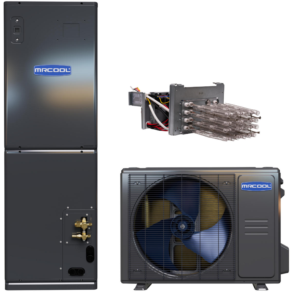 MRCOOL Universal Series 2-2.5 Ton Central Heat Pump Split System - w/ Auxiliary Heat