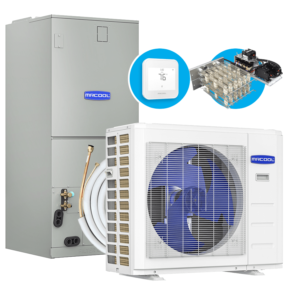 MRCOOL VersaPro Central Split System - w/ Line Set & Heat