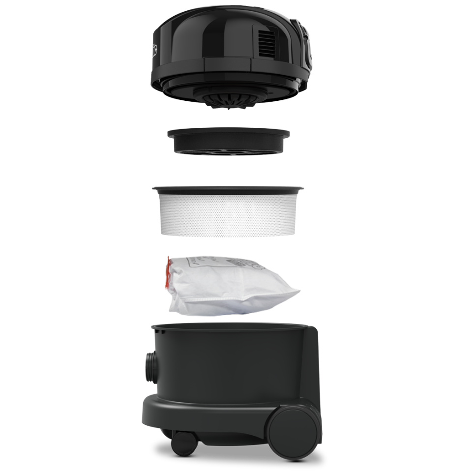 NaceCare Latitude NBV 240NX Commercial Canister Vacuum Fine Dust HEPA - Expanded View