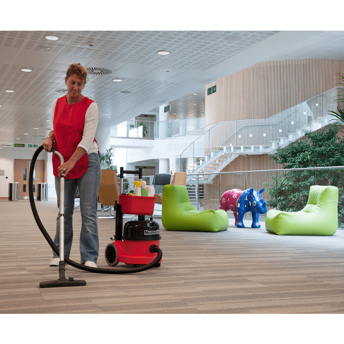 NaceCare Latitude NBV290NX Commercial Canister Vacuum - Lifestyle
