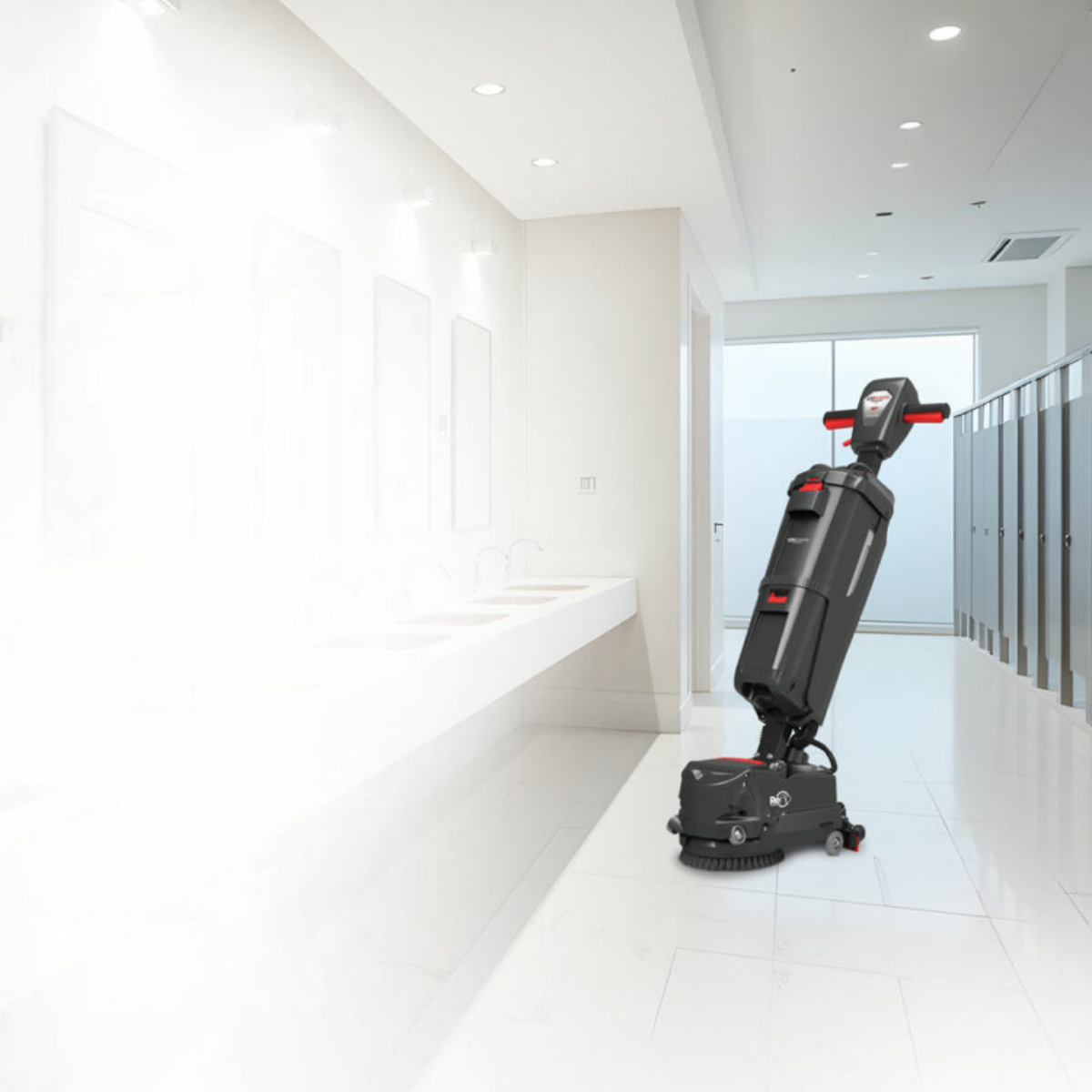 NaceCare NCC220NX Ultra-Compact Battery Floor Scrubber - Lifestyle 4