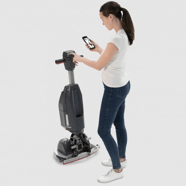 NaceCare Ultra-Compact Battery Operated Floor Scrubber - lifestyle 1