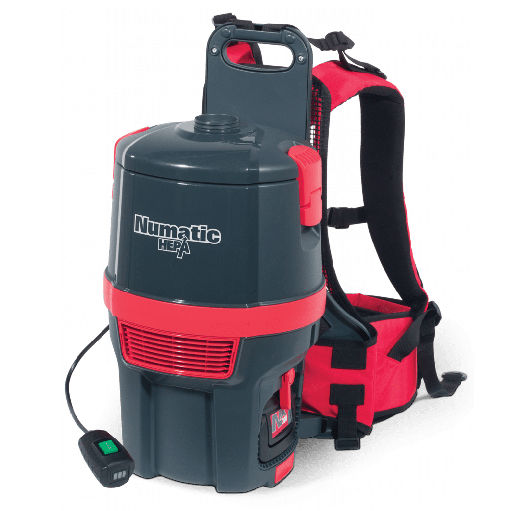 NaceCare RBV150NXH Battery Powered HEPA Backpack Vacuum - Main