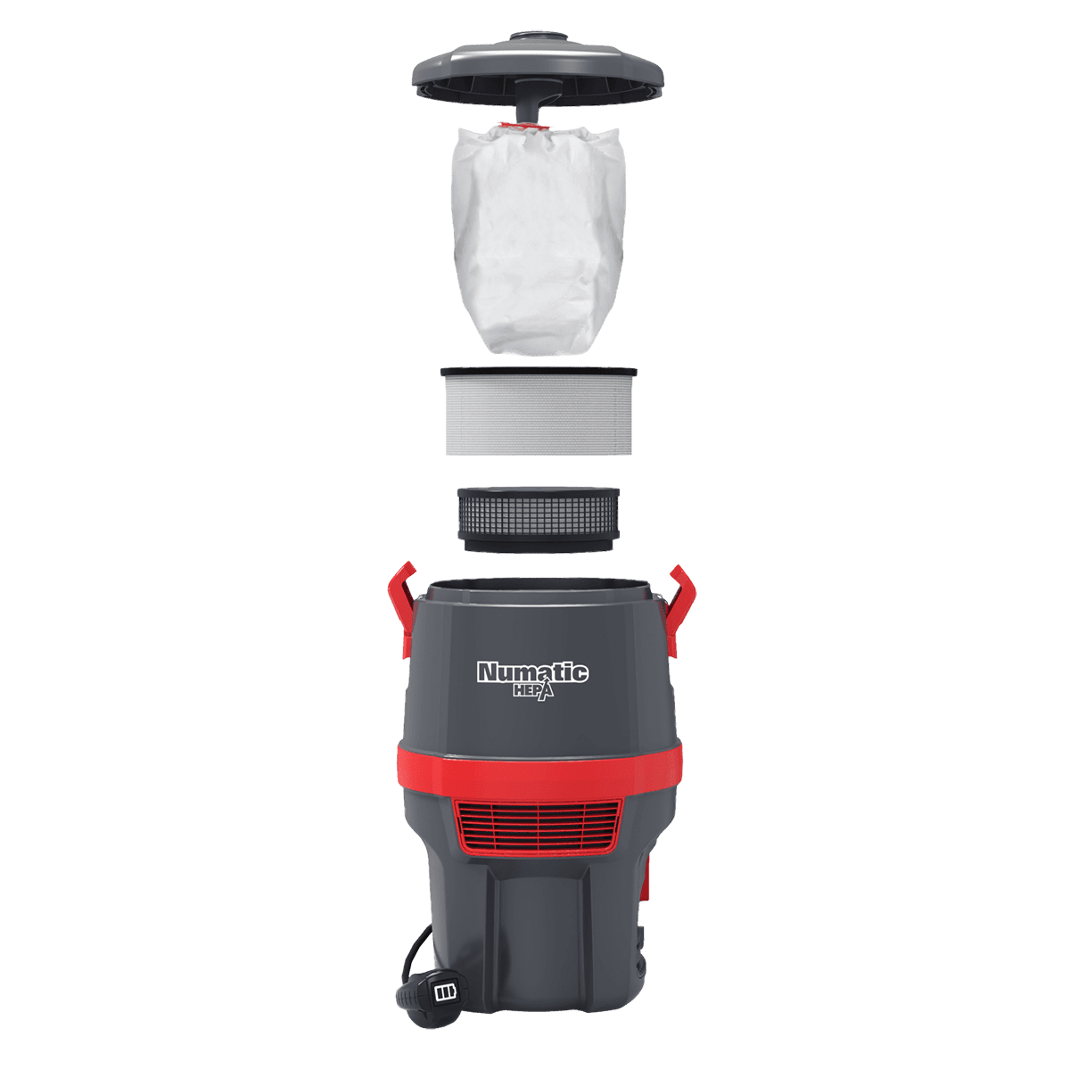 NaceCare RBV150NXH Battery Powered HEPA Backpack Vacuum - Parts