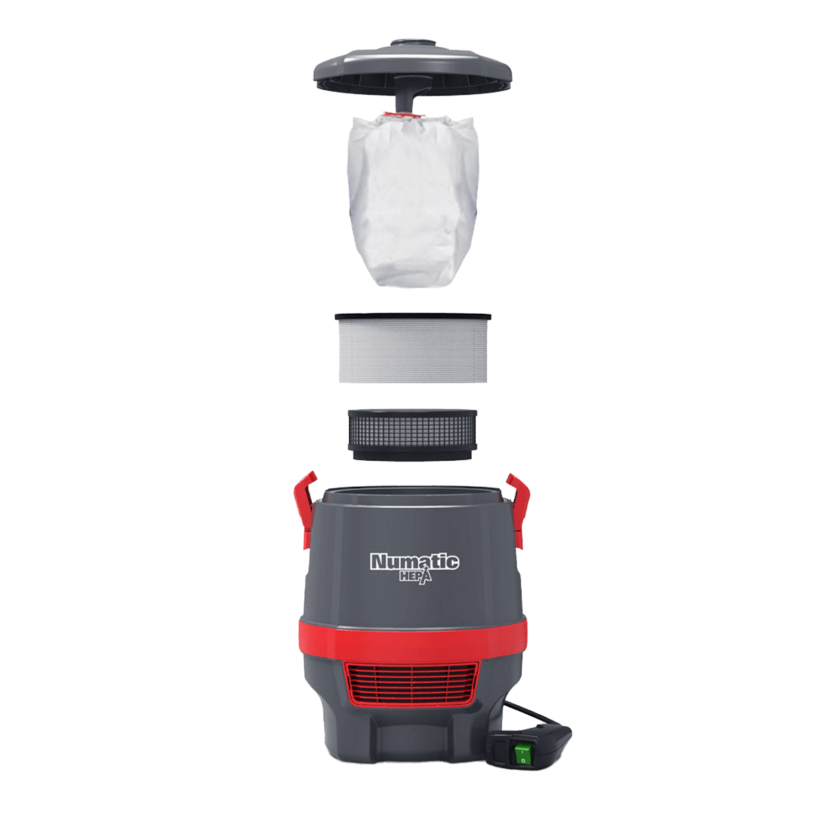 NaceCare RSV150H Electric HEPA Backpack Vacuum - Parts