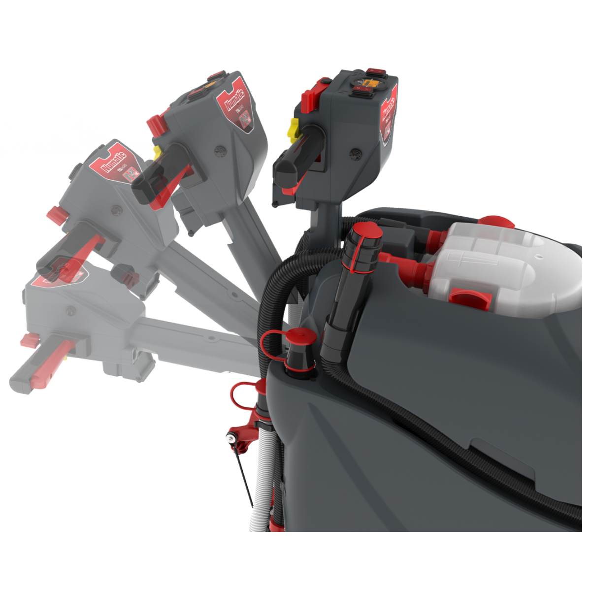 NaceCare TBL 1120 20" Battery Walk Behind Floor Scrubber - Handle