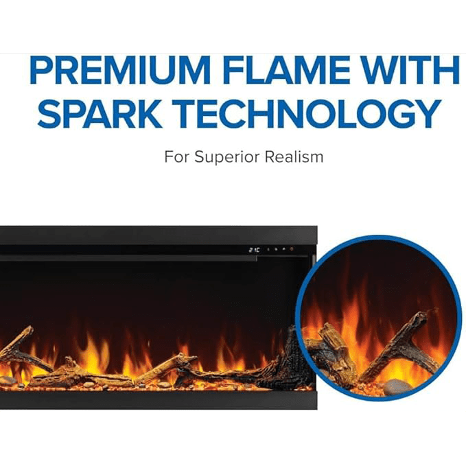 Napoleon Astound FlexMount Electric Fireplace - Infographic 1