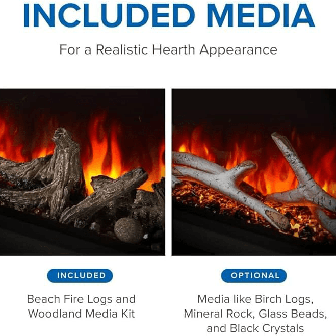 Napoleon Astound FlexMount Electric Fireplace - Infographic 2