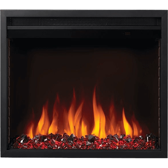 Napoleon Cineview Electric Fireplace Insert - Red Flame and Glass