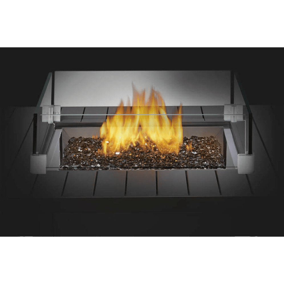 Napoleon Hamptons Patioflame Fire Table - Square with Windscreen