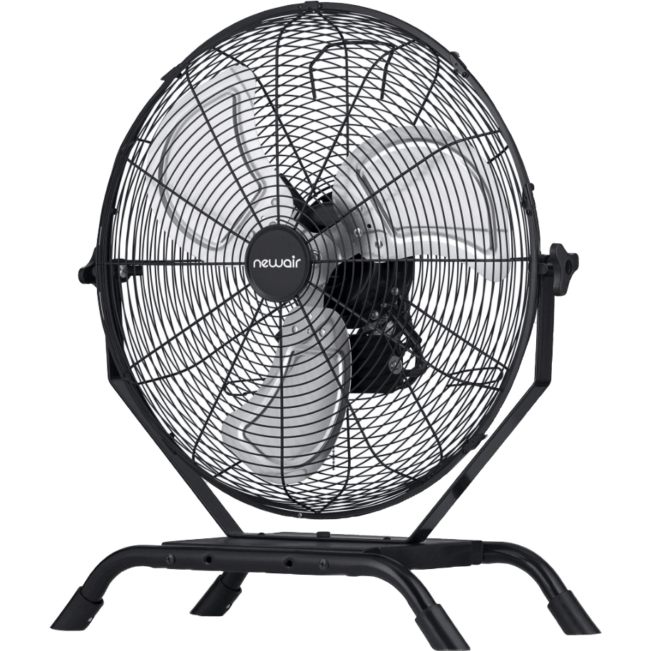 NewAir Outdoor Rated High Velocity 3-Speed Fan - 20-In. Floor or Wall Mount - Angle