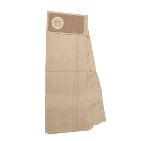 Nilfisk Advance Dust Bags for Clarke CarpetMaster & Nilfisk Advance Spectrum Vacuums 10 Pk 107413584 - Angle