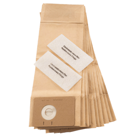 Nilfisk Advance Dust Bags for Clarke CarpetMaster & Nilfisk Advance Spectrum Vacuums 10 Pk 107413584 - Main