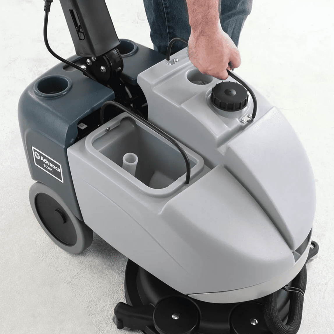 Nilfisk Advance SC351 Walk Behind Micro Floor Scrubber - Lifestyle 1