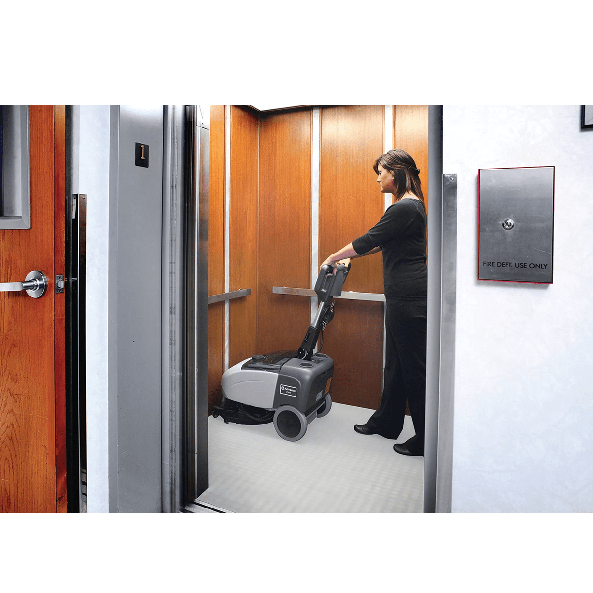 Nilfisk Advance SC351 Walk Behind Micro Floor Scrubber - Lifestyle 5