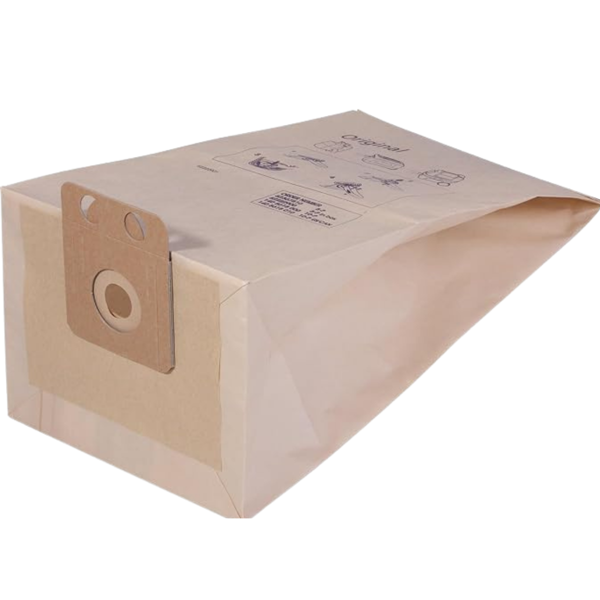 Nilfisk Disposable Paper Bag for Family Vacuum and HDS1005 - Angle