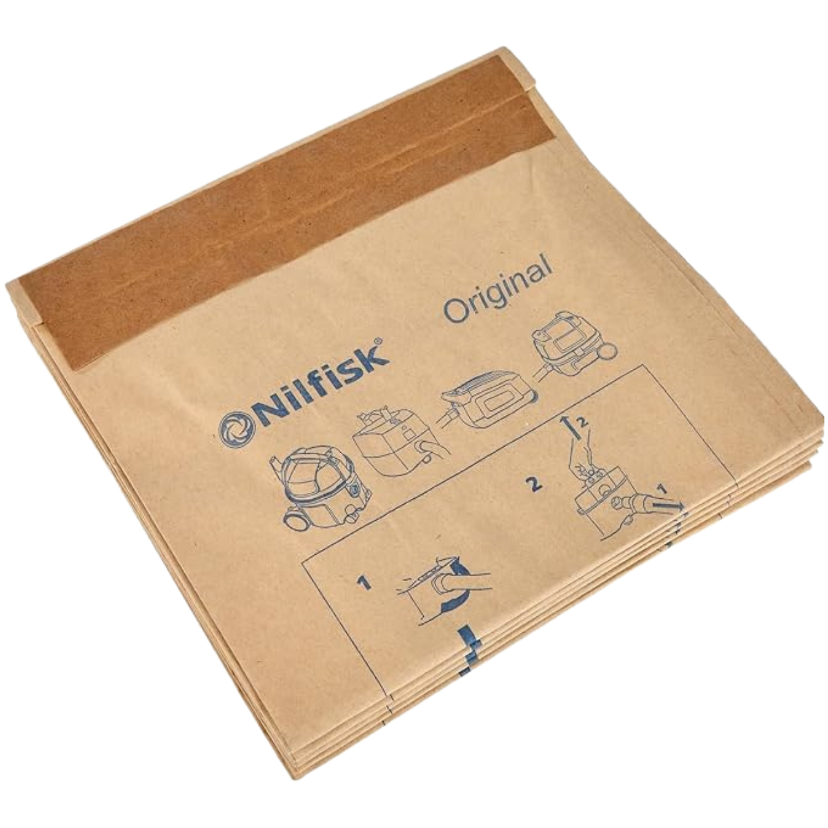 Nilfisk Disposable Paper Bag for Family Vacuum and HDS1005 - Main 2