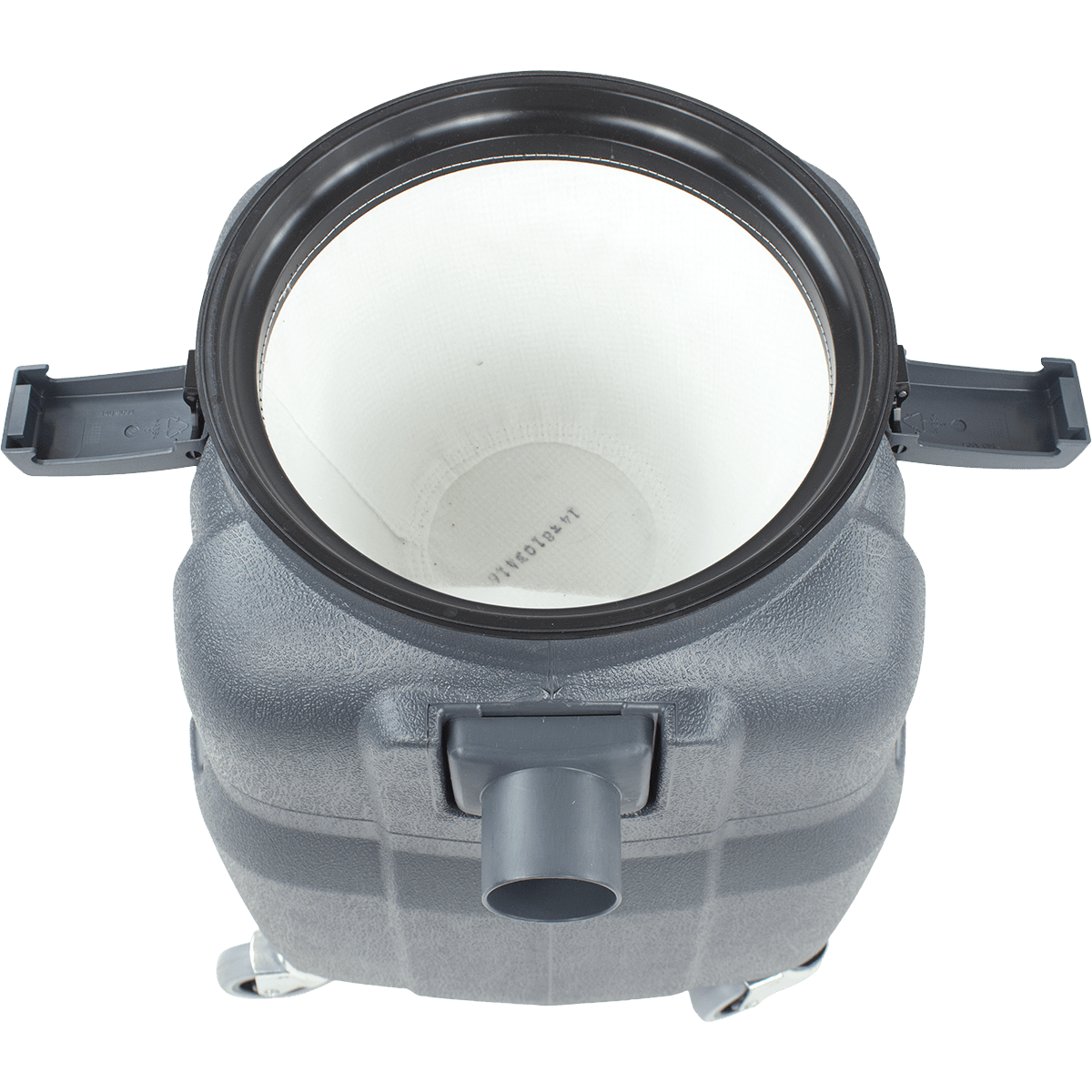 Nilfisk Eliminator Pro II Vacuum - open to show bag