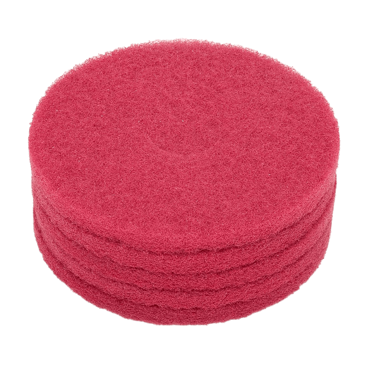 Nilfisk Replacement 14-inch Red Scrubbing Pads Pack of 5 - Set
