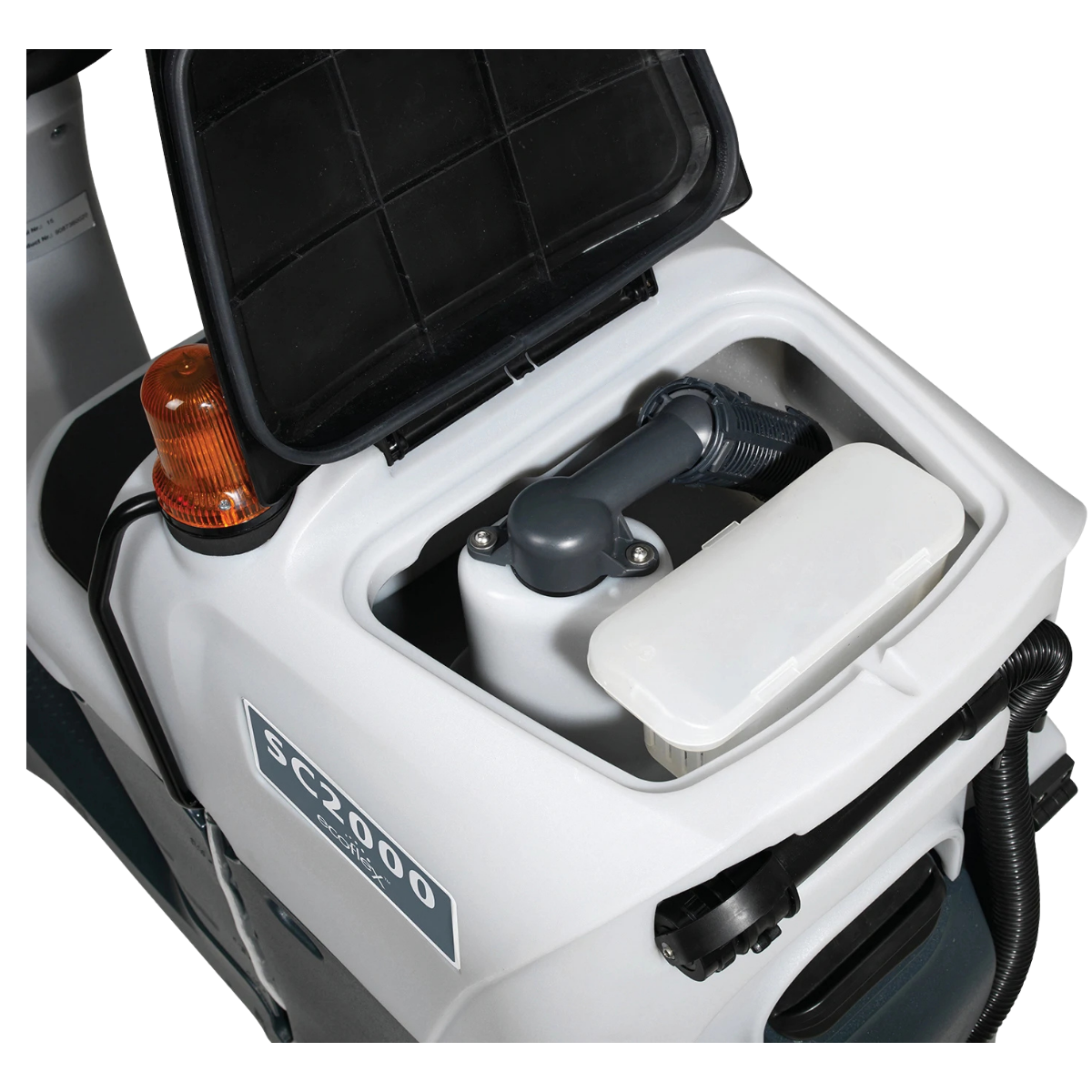 Nilfisk SC2000 Battery Ride-On Floor Scrubbers - Debris Tray