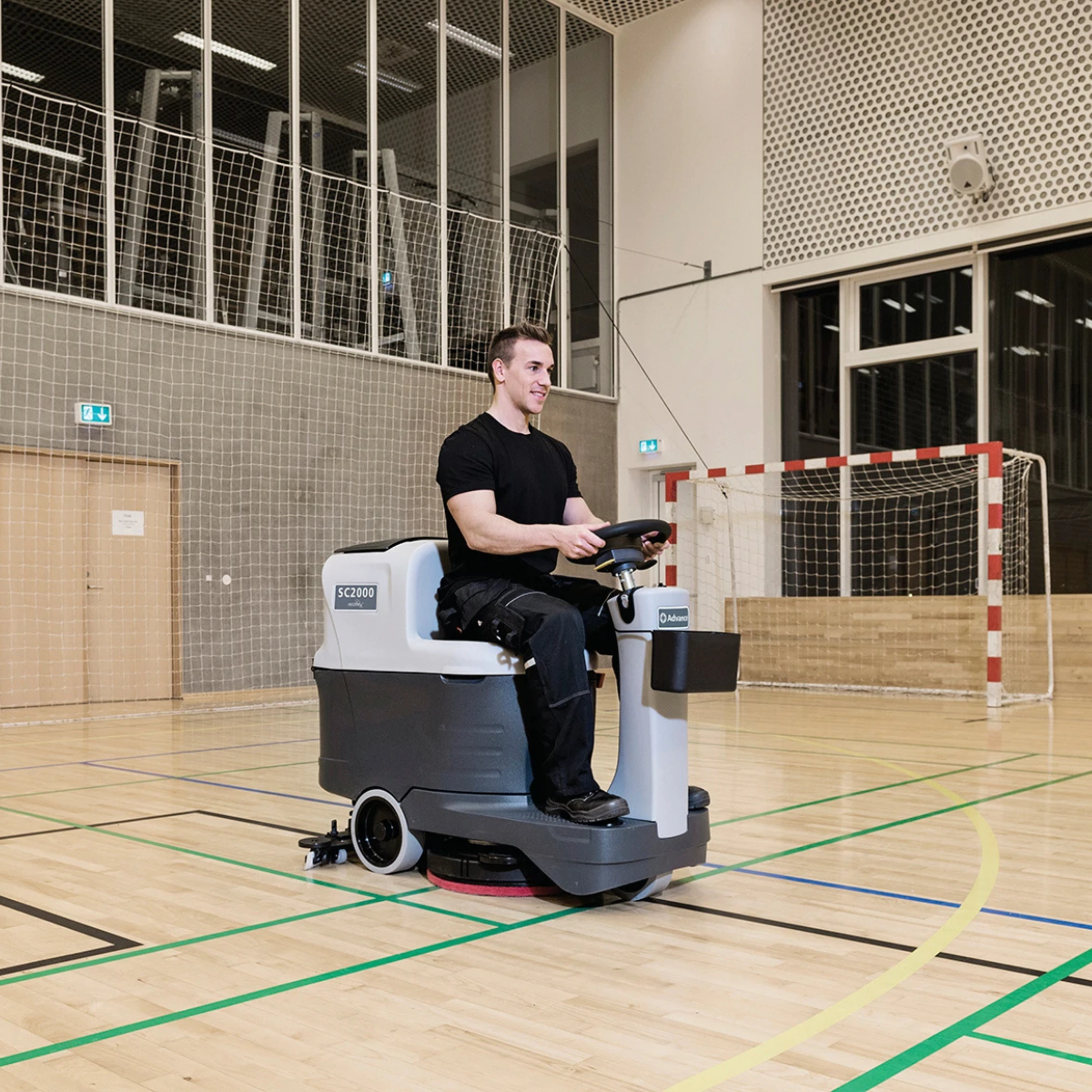 Nilfisk SC2000 Battery Ride-On Floor Scrubbers - Lifestyle 2