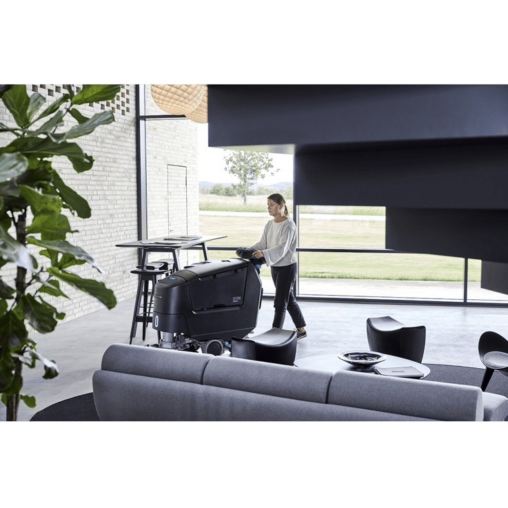 Nilfisk SC550 Battery Walk Behind Floor Scrubber - Lifestyle 1