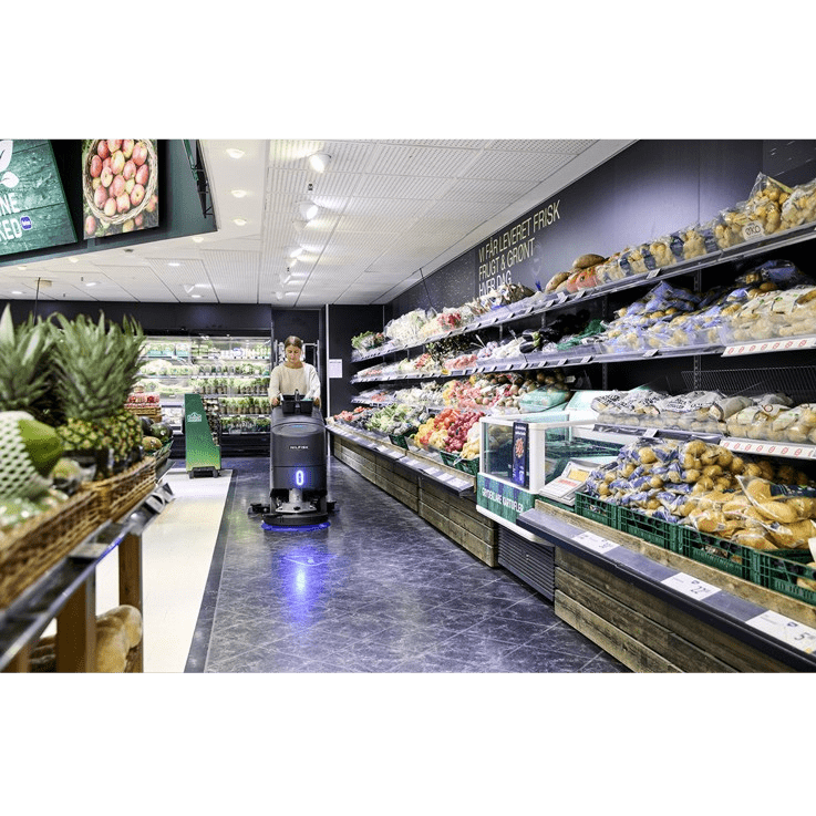 Nilfisk SC550 Battery Walk Behind Floor Scrubber - Lifestyle 2