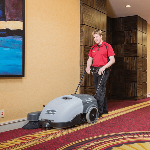 Nilfisk Terra 28B Walk Behind Floor Sweeper - Lifestyle 2