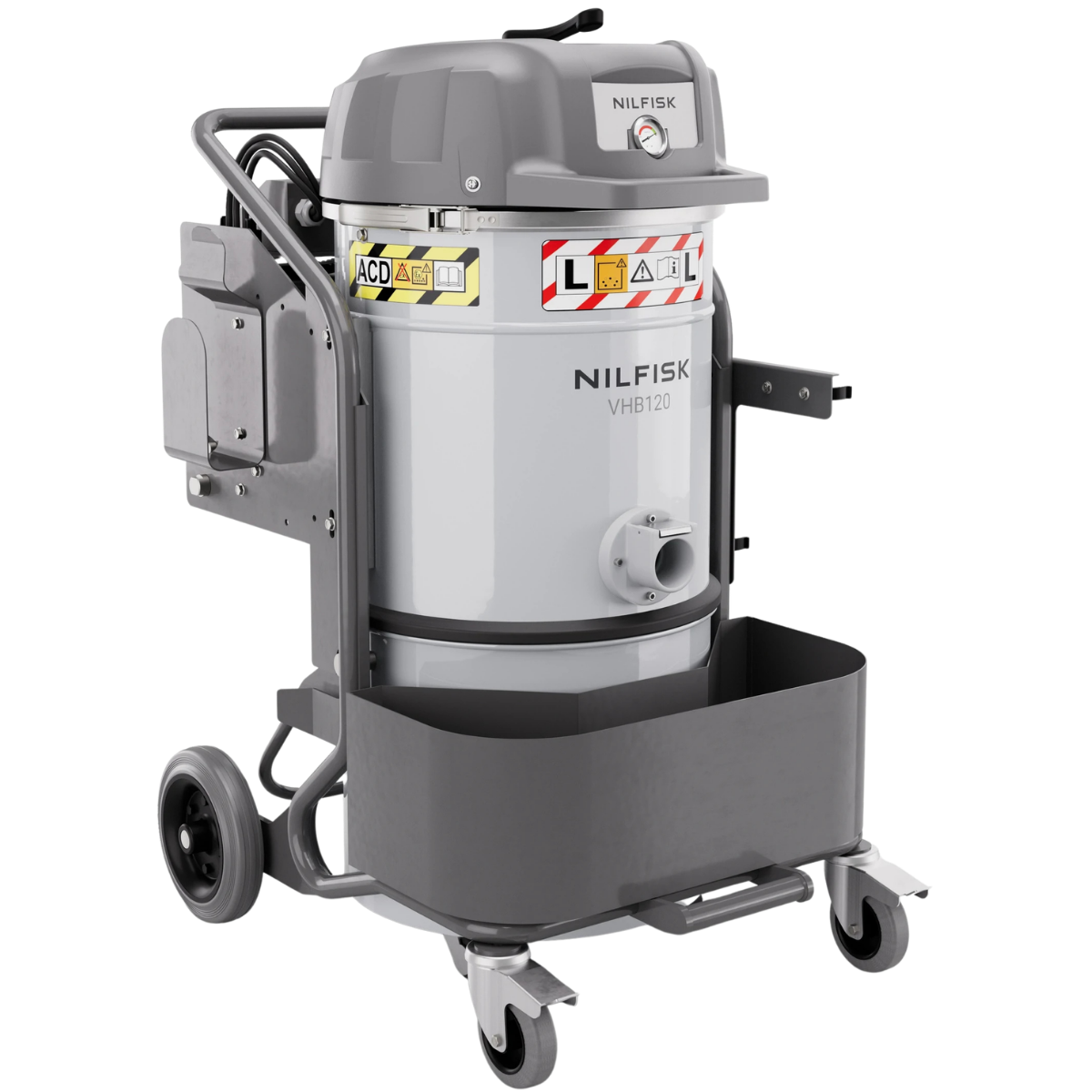 Nilfisk VHB120N LC ACD Battery-Operated Compact Industrial Vacuum