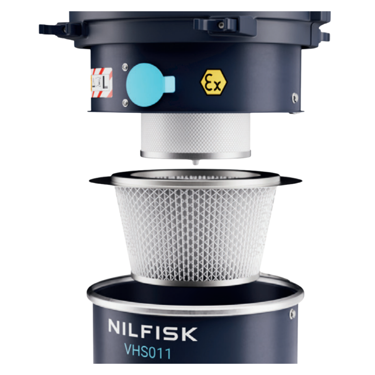 Nilfisk VHS011N1 LC ACD Mini Industrial Dust Vacuum - Expanded View