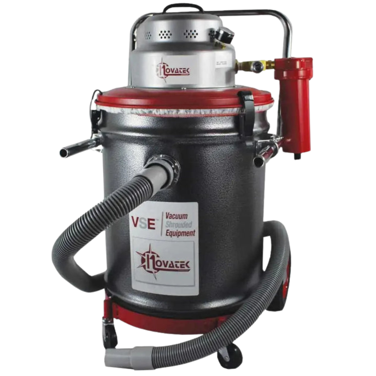 Novatek 15 Gallon Industrial Vacuum - Angle