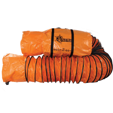 Novatek 12-in Duct-2-Go Portable Ducting - Angle