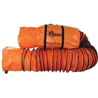 Novatek 12-in Duct-2-Go Portable Ducting - Angle