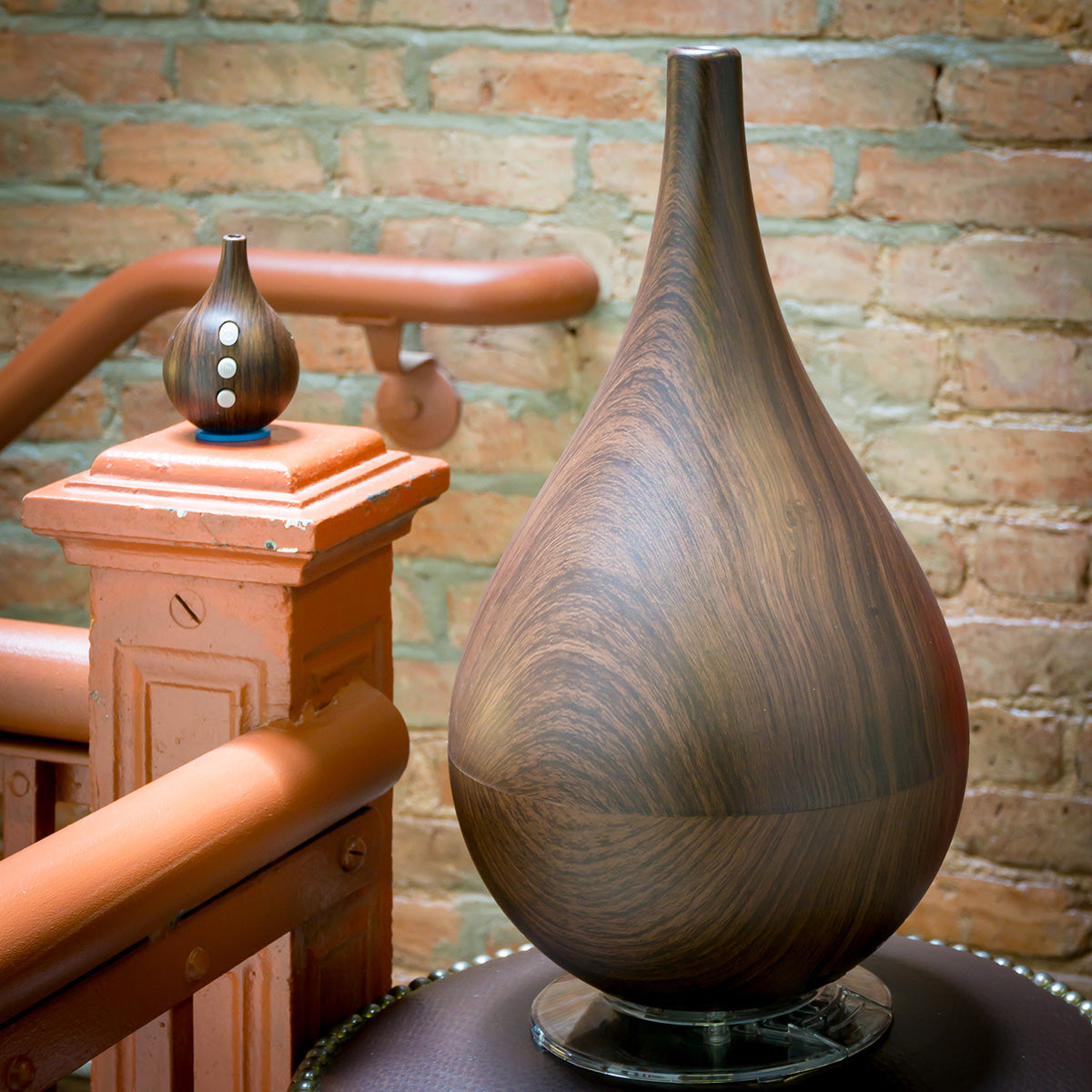 Objecto W4 Hybrid Humidifier - Dark Grain in Room