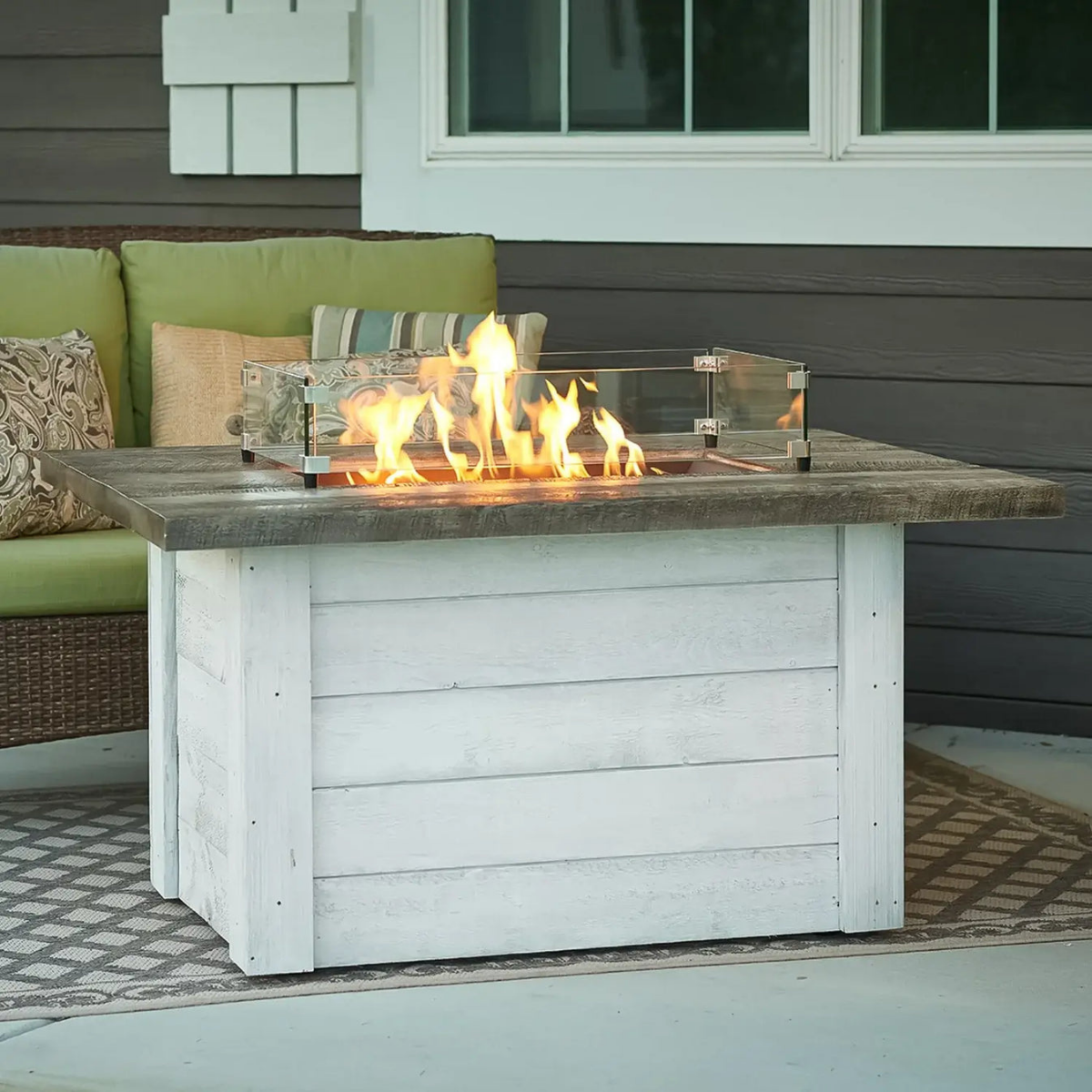 Outdoor Greatroom Alcott Fire Table - Lifestyle 2