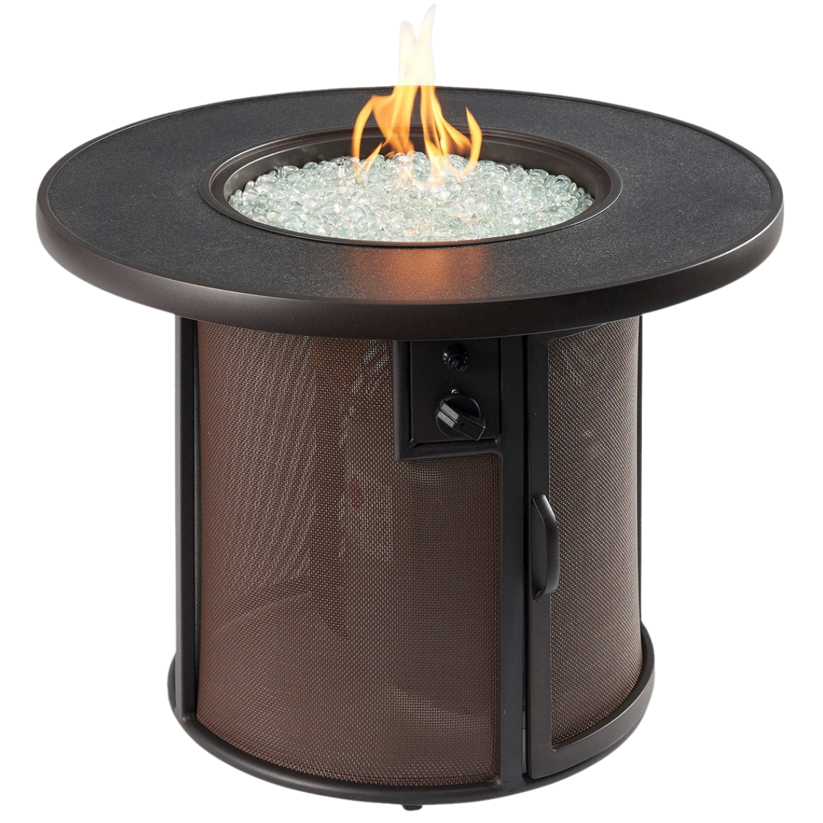 Outdoor Greatroom Brown Stonefire Fire Table - Main
