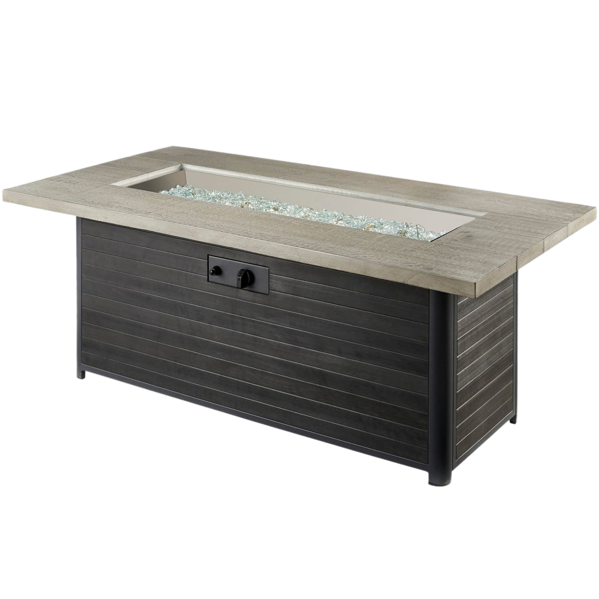 Outdoor Greatroom Cedar Ridge Fire Table - Open