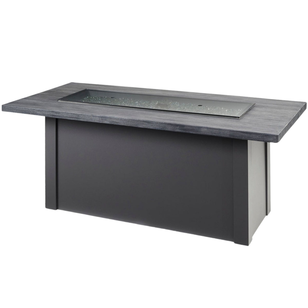 Outdoor Greatroom Havenwood with Carbon Grey Everblend Top Fire Table Grey - Cover