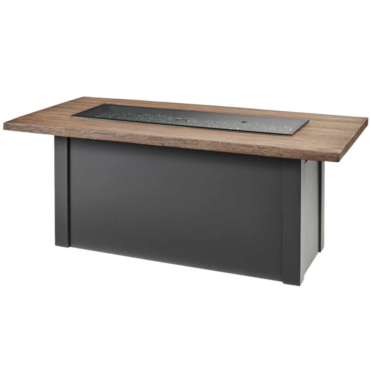 Outdoor Greatroom Havenwood with Driftwood Everblend Top Fire Table Grey - Cover