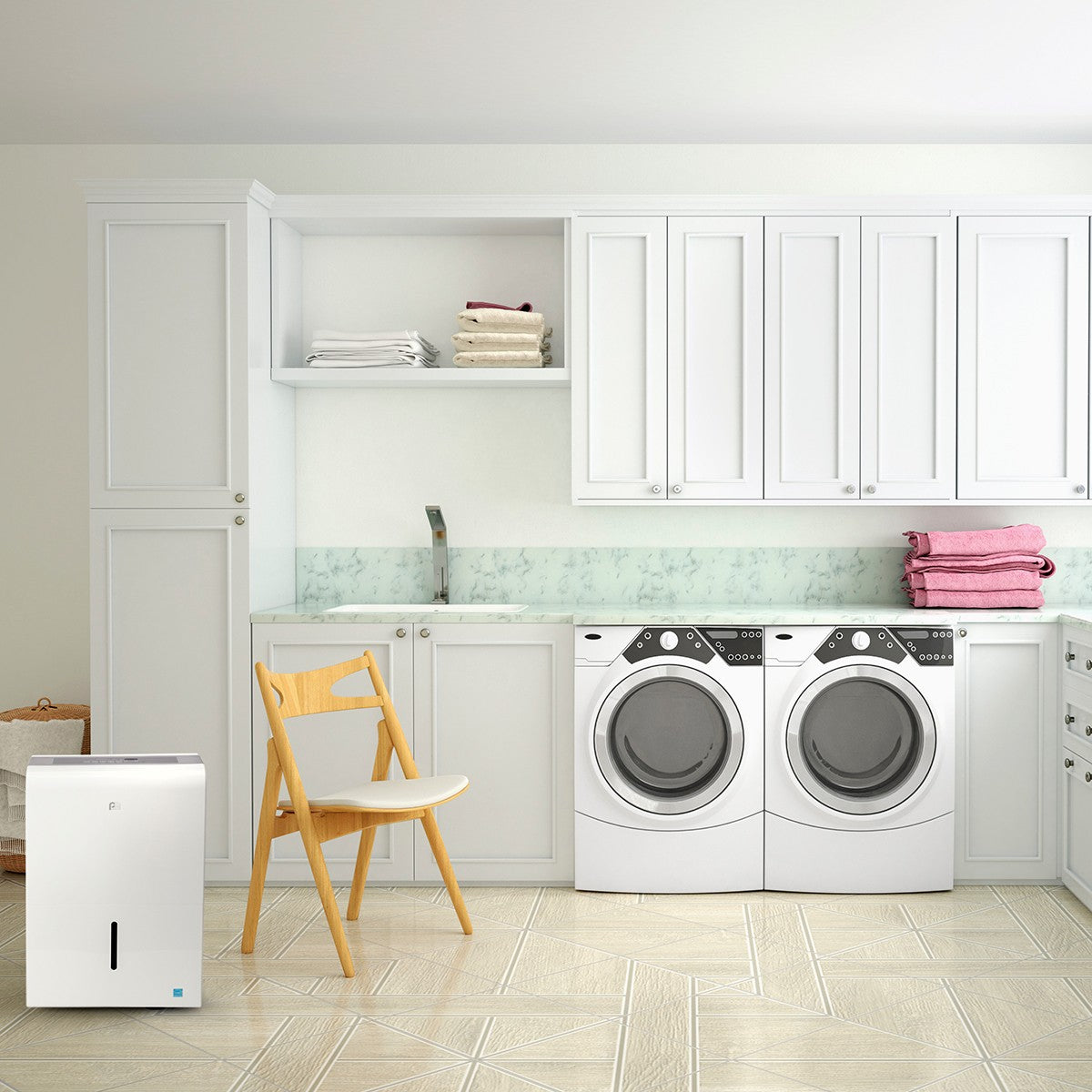 Perfect Aire 50 Pint Flat Panel Energy Star Dehumidifier with Optional Pump