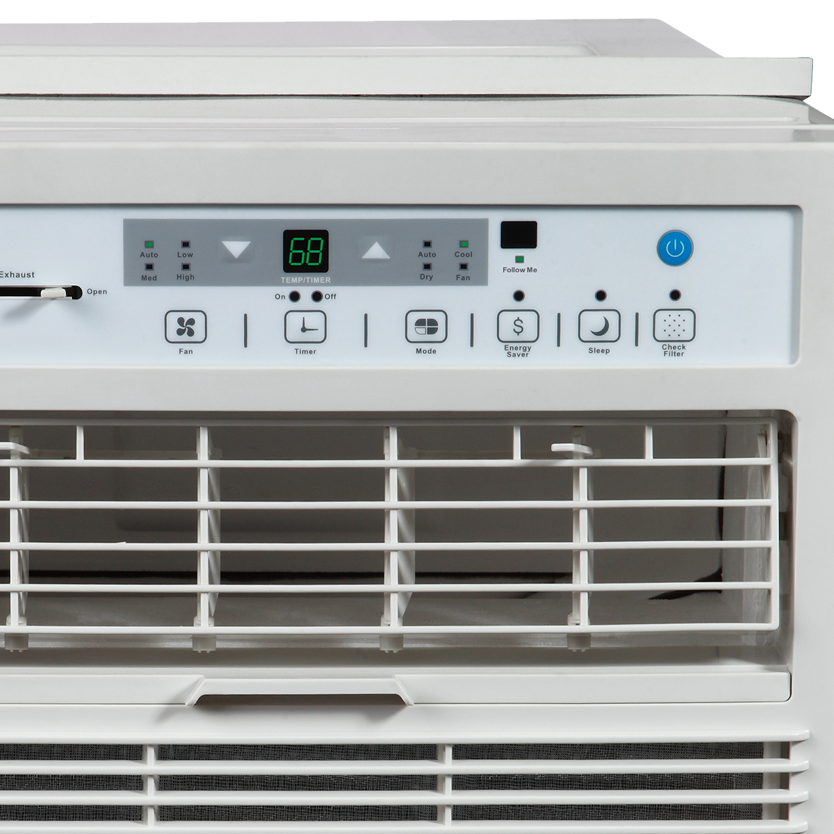 Perfect Aire 10,000 BTU Casement Window Air Conditioner - Control Panel